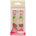 Funcakes - Décoration en sucre Tropical, 8 pièces