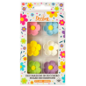 Decora Zuckerdekor grosse Blumen, 6 Stück