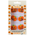 Decora Sugar decoration Pumpkin, 6 pieces