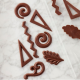Wilton - moule à chocolat, Symboles, 10 cavités