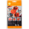 Wilton - cookie cutter and stencil, Halloween, set 4