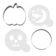 Wilton - Ausstechformen und Schablonen, Halloween, Set 4