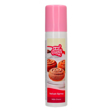 PRO - Funcakes - Samt-Spray Vollmilchschokolade - braun, 100 ml