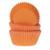 Mini Cupcake Backförmchen Orange, 60 Stück