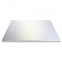 Planche argentée carrée, 40x40 cm, épaisseur 1.2 cm