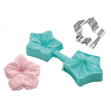 Silikomart - Blüten Form und Ausstechform Petunie