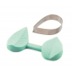 Silikomart - Emporte-pièce et moule feuille en silicone, format mini-pièce et moule en silicone feuille mini