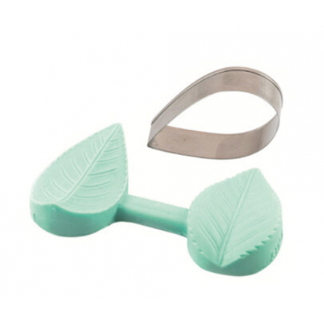 Silikomart - Ausstecher und Blattform aus Silikon, Miniformat