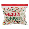 Wilton - Wiederverschließbare Leckerli-Beutel "Merry & Bright", 20 Stück