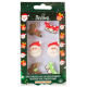 Sugar decoration, Santa Claus, 6 pieces