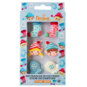 Decora Décorations en sucre, Lutins, 6 pièces