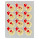 FunCakes - Schokoladendekorationen, Weihnachtsmann, Set/12