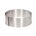 Patisse - Guide coupe-gâteau réglable, 24-30 cm