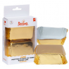 Caissettes à Plumcake, doré, 20 pièces