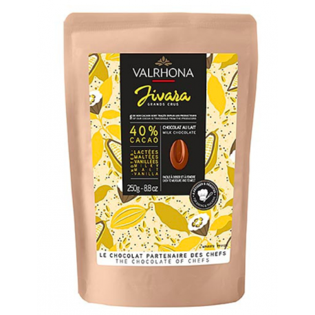 Valrhona - chocolat au lait Jivara 40%, 250 g