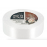 Patisdécor - White satin ribbon, 25 mm