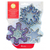 Wilton - Snowflake cookie cutter, 7 pieces