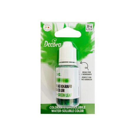 Decora - Airbrush Lebensmittelfarbe, Blattgrün, 20 g