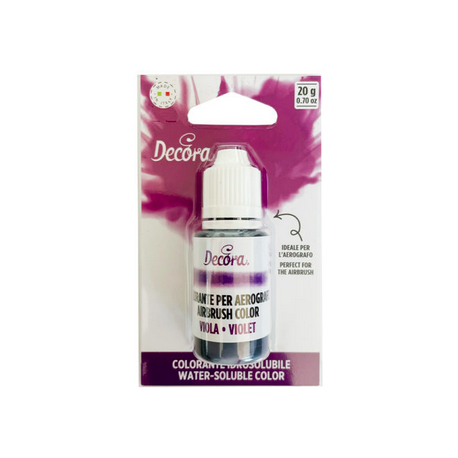 Decora - Airbrush Lebensmittelfarbe, violett, 20 g