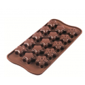 Silikomart - Moule Choco, Winter Stars, 15 cavités