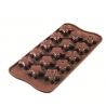 Silikomart - Choco Form, Winter Stars, 15 Vertiefungen