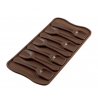 Silikomart - Choco mould, Spoon, 7 cavities