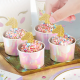 AH - Decorative picks gold glitter unicorn, 12 pieces