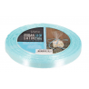 Patisdécor - Blue satin ribbon, 0.6 cm