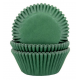 Cupcake Förmchen, dunkelgrün, 50 Stück