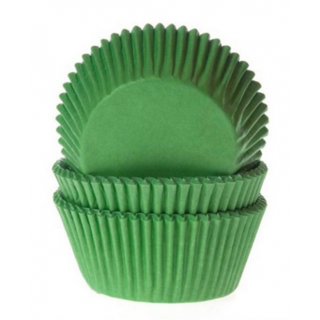 Caissettes mini cupcakes, vert gazon, 60 pièces