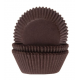 Caissettes mini cupcakes, brun, 60 pièces