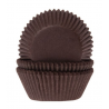 Caissettes mini cupcakes, brun, 60 pièces