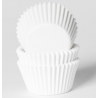 White mini-cupcake cases, 60 pieces