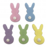AH - Décoration en sucre lapins, 5 pièces