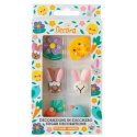 Decora Sugar Decorations Happy Easter, 6 pieces