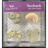 Culpitt - Zuckerdekorationen, Baby, 12 Stück