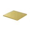 Planche dorée carrée, 40x40 cm, épaisseur 1.2 cm