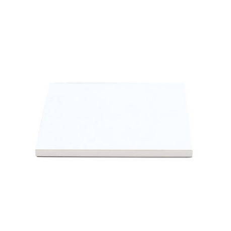 Planche blanche carrée, 20x20 cm, épaisseur 1.2 cm