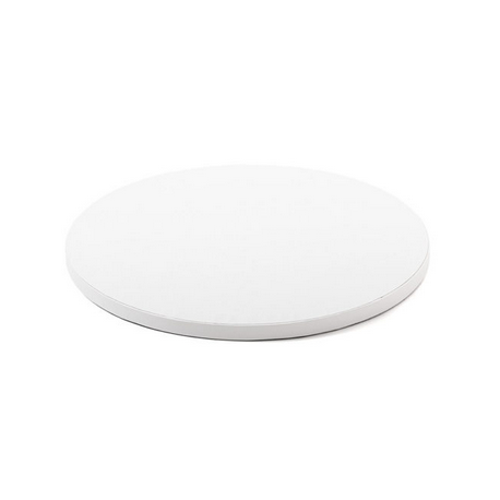 Planche blanche ronde, dia. 40 cm, épaisseur 1.2 cm