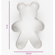 Ausstechform Teddybär, 5 cm