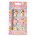 Decora Décorations en sucre communion fille, 6 pièces