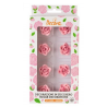 Decora Décoration en sucre petites roses roses, 20 mm, 8 pièces
