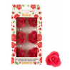 Decora Grosse Rot Zucker Rosen, 6 Stück, zirka 4 cm