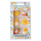 Decora Décorations en sucre soleil de Pâques, 6 pièces