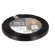 Patisdécor - Black satin ribbon, 0.6 cm