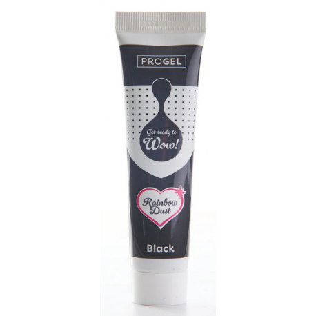 ProGel -  Lebensmittelfarbe Konzentrat schwarz, 25 g