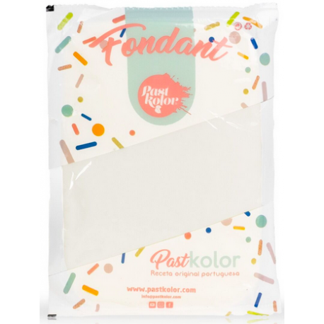 Pastkolor - pâte à sucre blanc, 1 kg