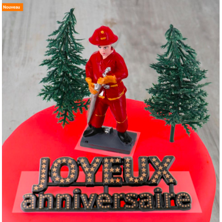Patisdécor - Kit décor gâteau pompier