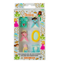 Decora - Zuckerdekorationen Prinzessin-Thema, 6 Stück