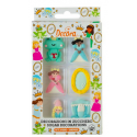 Decora - Zuckerdekorationen Prinzessin-Thema, 6 Stück